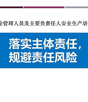 【课件】安全生产主要负责人专题培训(184页)