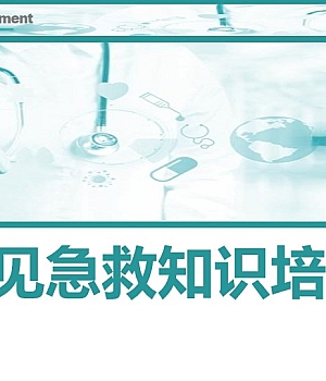 常见急救知识培训(34页)