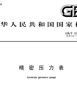 GBT1227-2017 精密压力表