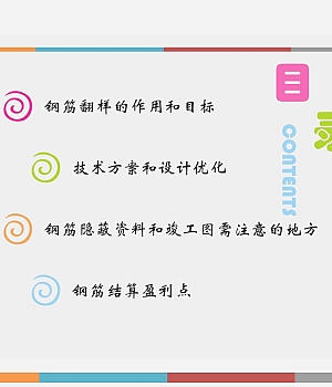 钢筋翻样作用及设计优化讲义