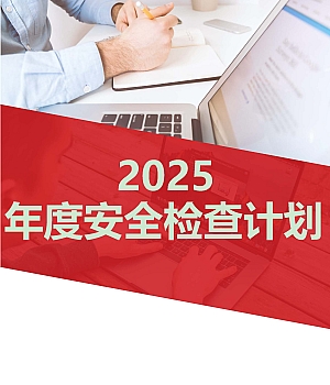 250102-2025年度安全检查计划附各类检查表