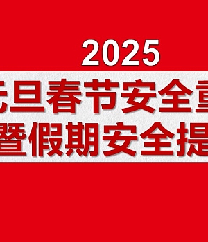 2025元旦春节节前安全重点暨假期安全提示(48页)