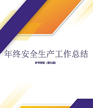 2024年度安全生产工作总结参考模板