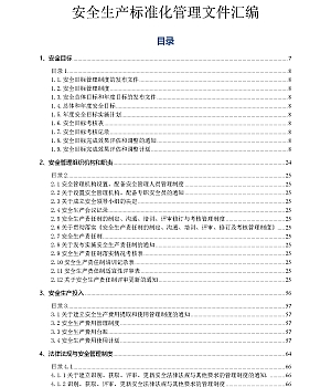安全生产标准化管理文件汇编(389页)