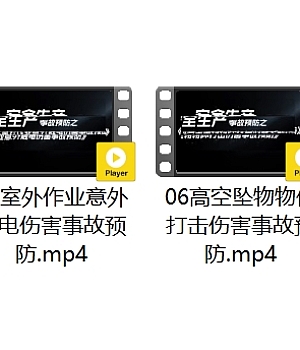 最新!2025年《安全生产事故预防视频》10部,全员观看!
