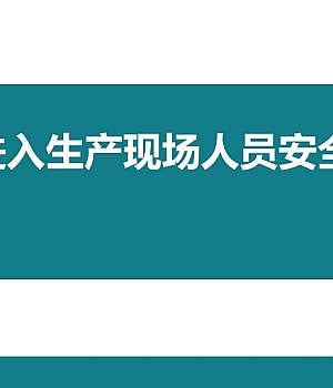 250321-进入生产现场人员安全教育55页
