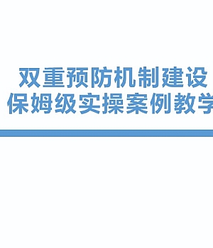 250328-双重预防机制建设保姆级实操案例教学46页