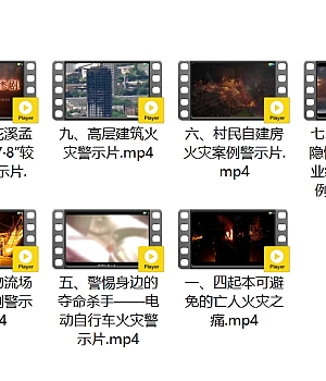 10个消防安全教育警示片,每一个都震撼心灵