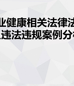 用人单位职业卫生监督基础106页2025.04