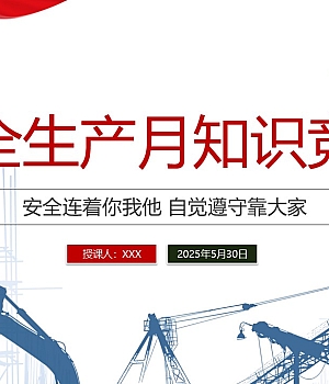 250520-2025安全生产月知识竞赛丨54页