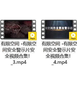 有限空间 有限空间安全警示片安全视频合集!