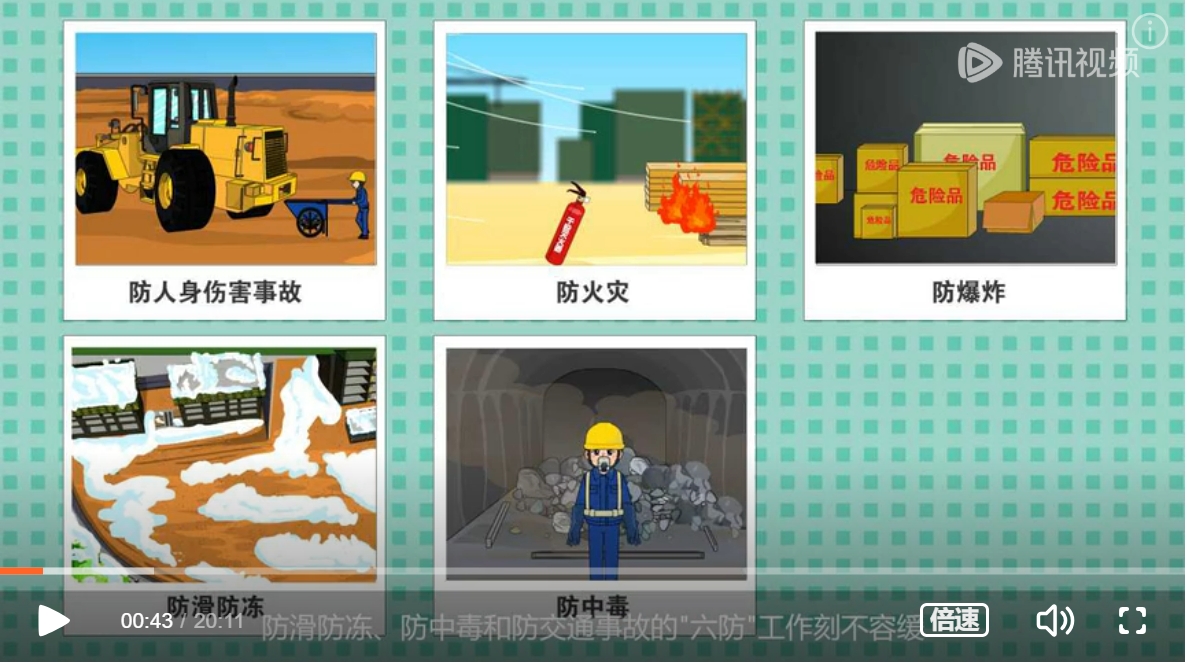 冬季安全生产“九防”检查培训