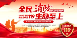 百度网盘链接！2026年消防安全月宣传栏图！第一弹10套！